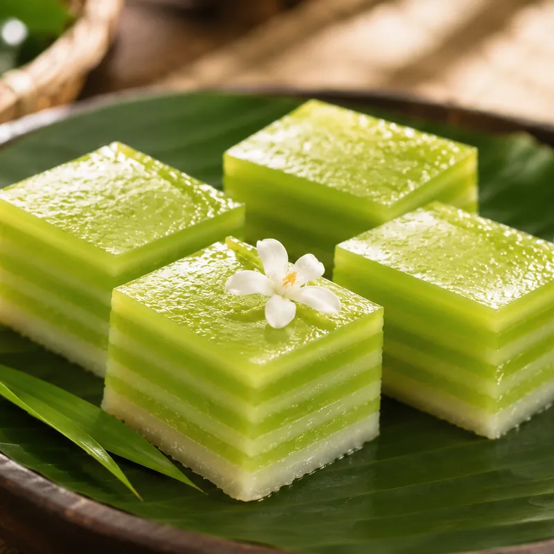 ขนมชั้นใบเตย